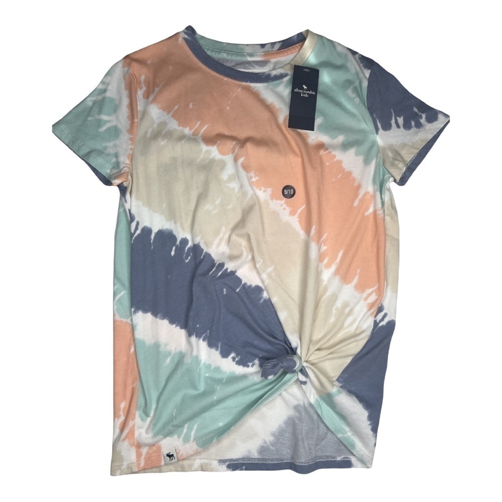 Abercrombie kids Essential Knot Front Tee! NWT!